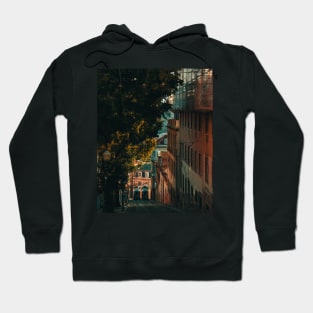 Quiet morning in the city Hoodie